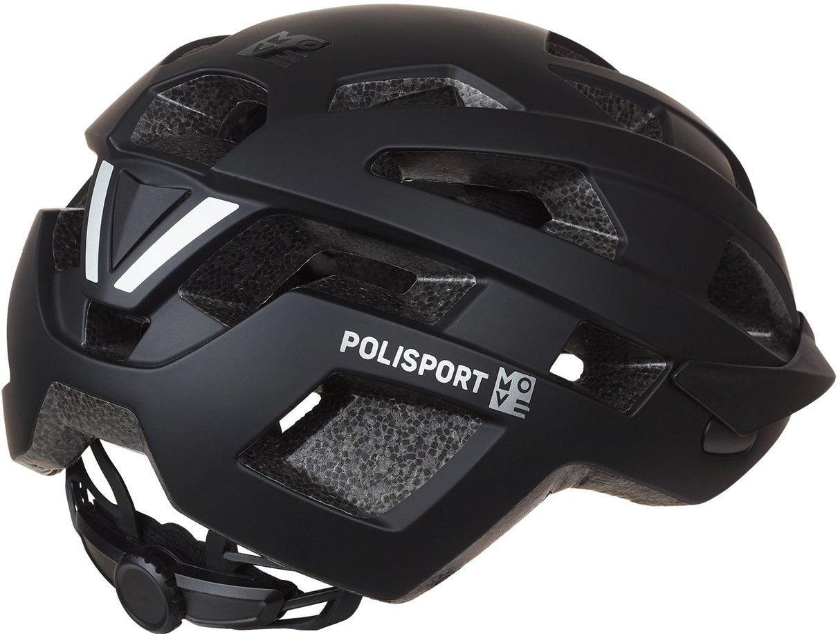 Polisport City Move Bicycle Casque L 58-61 cm noir