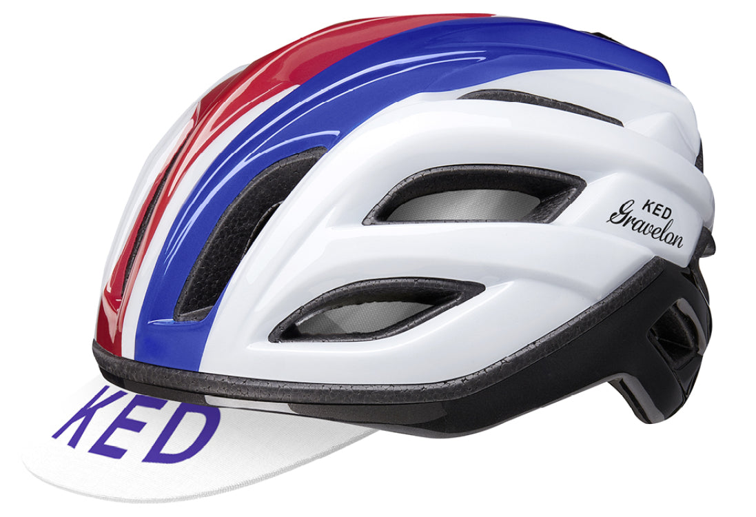 Fahrradhelm KED Gravelon M (52-57 cm) - Tricol Gold