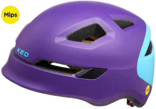 Fahrradhelm Pop Mips – klein (48–52 cm) – lila Himmel