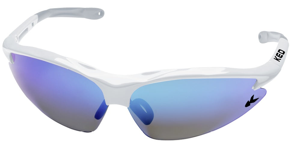 Gafas de bicicleta Ked Jackal White (espejo múltiple)