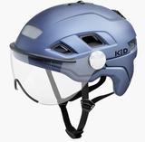 Casque de vélo ked b-fish x-lite m (52-58 cm) bleu métallique Matt