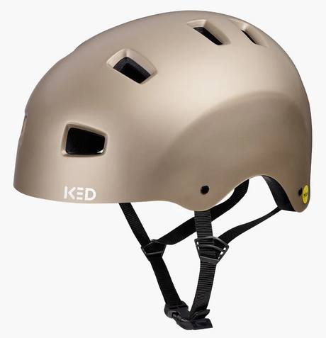 Gepaart Velable Helm Citro L (57-62 cm) Gold metallesche Matt