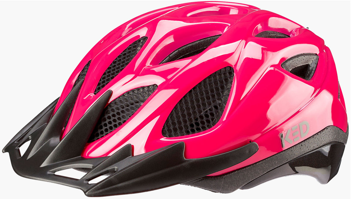 Ked Fahrradhelm Tronus L 55-63 cm - Magenta Schwarz Glanz