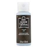 Folkart • Extrem glitzernde Acrylfarbe, Schwarz, 59 ml