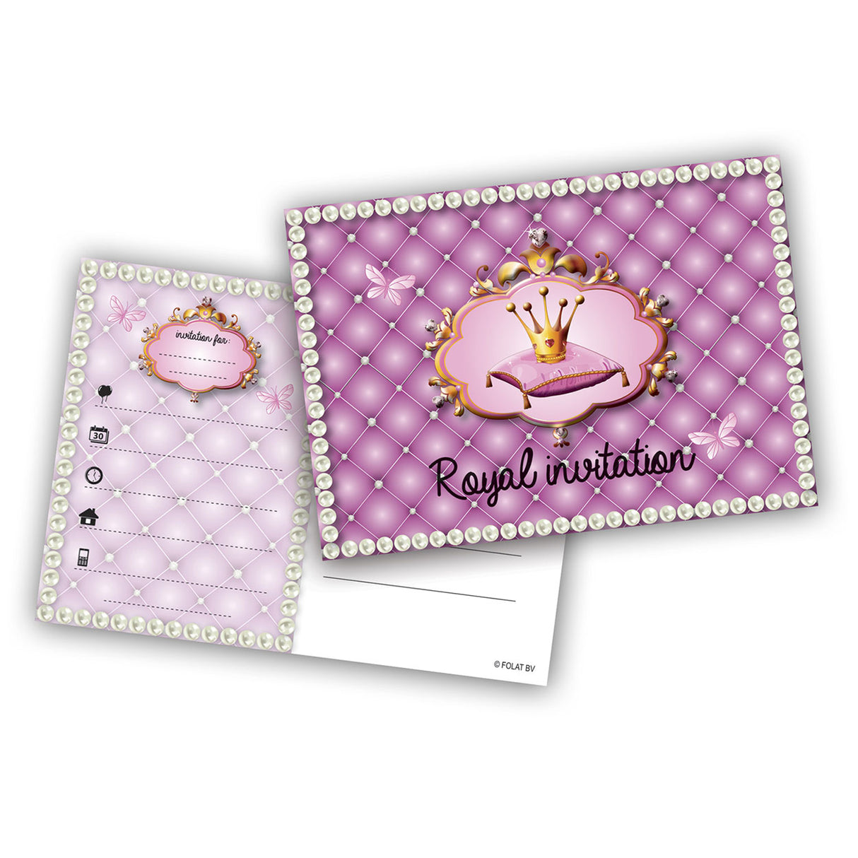 Folat BV Princess Invitations, 6st.