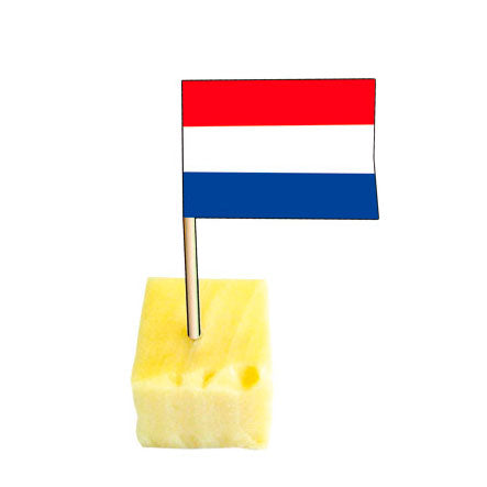 Folat bv cocktailprikkers nederlandse vlag, 50st.