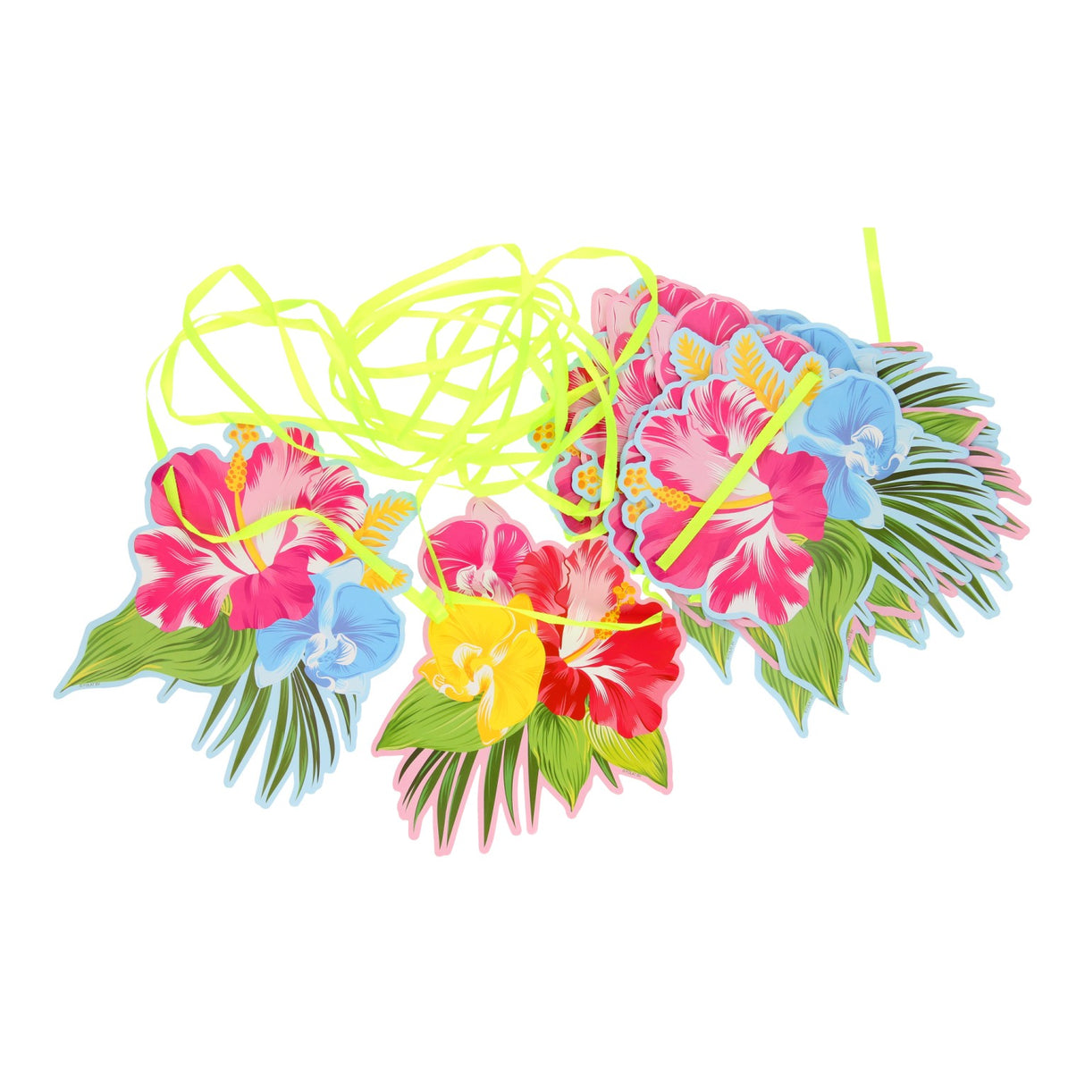 Folat bv Girlande aus tropischen Blumen, 6 Meter.