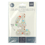 Folat bv stehender Folienballon „Frohe Party“ Nummer 4 – 72 cm