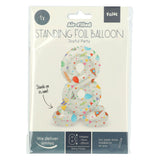 Standing foil balloon Joyful Party number 8 -72cm