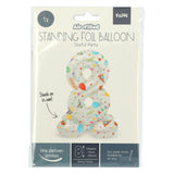 Folat bv Staande Folienballon Joyful Party Cijfer 8 -72cm