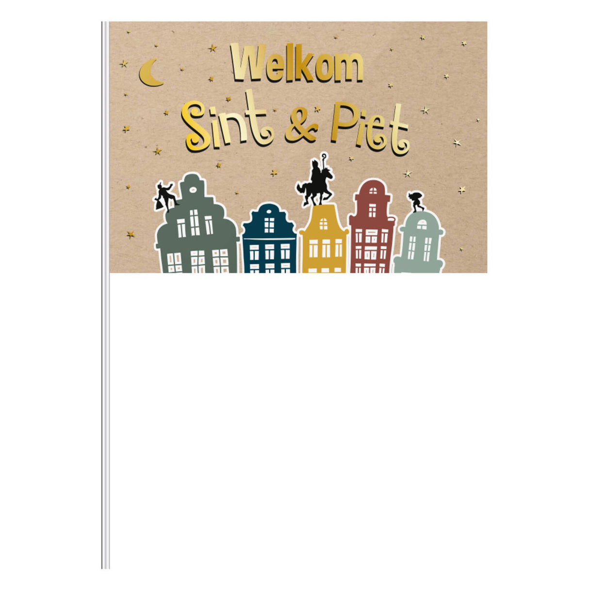 Folat bv wehende Flagge „Willkommen Sankt Pete“, 30x20cm