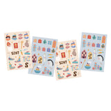 Folat bv Aufkleber Sinterklaas-Figuren, 49 Stück.