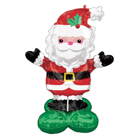 Folat bv airloonz folieballon kerstman - 101x114cm