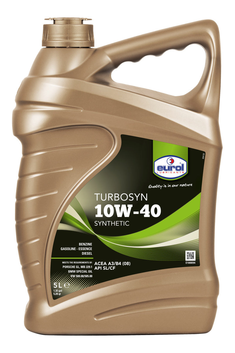 Huile Eurol 10W-40 Turbosyn 5 litres