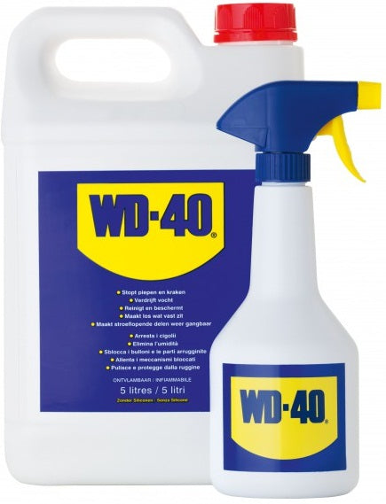 Wd40 5 mat Sprayfläsch 5-Liter