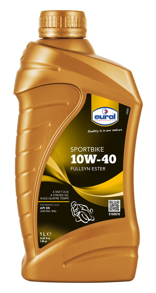 Eurol Volynthetic Motor Oil Sportbike 10W-40 für 4-Takt-Motorräder