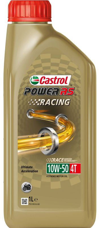 Castrol Oil RS Racing 4T 10w-50 bottiglia a 1 litro