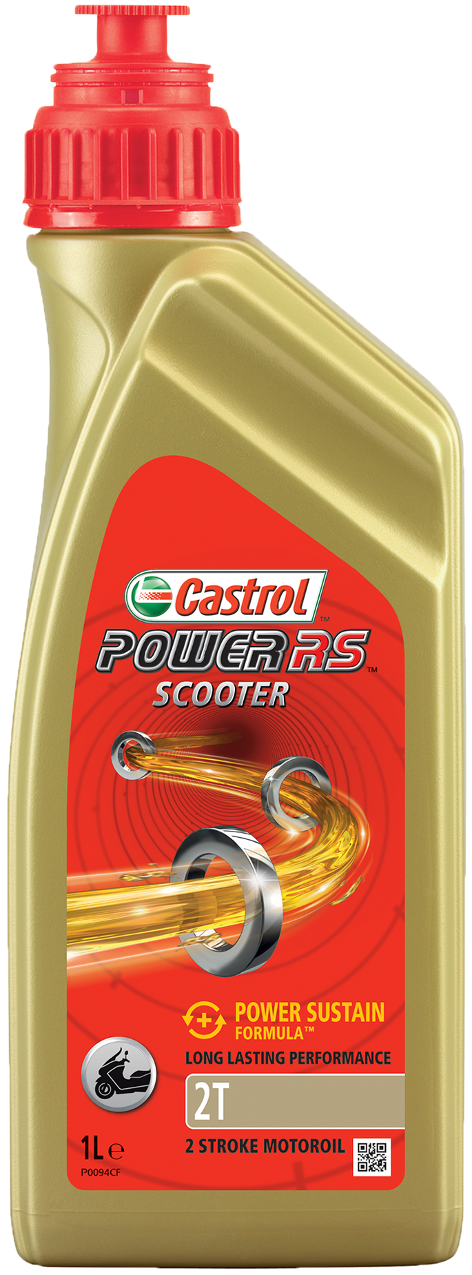 Castrol Oil RS Scooter 2T Flasche 1 Liter