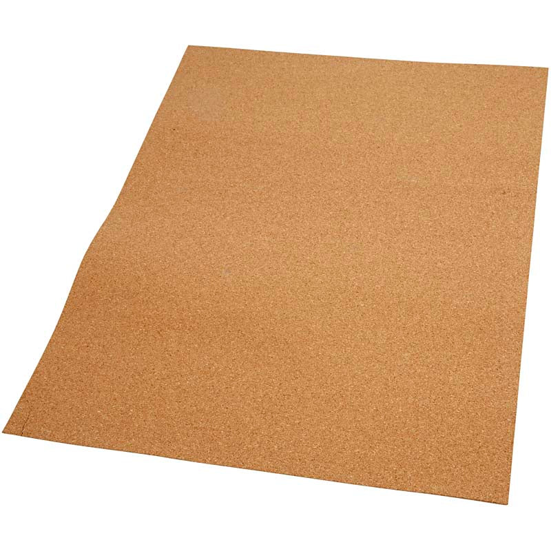Creativ Company Korkplatte, Größe 35x45 cm, Stärke 2 mm, 4 Stück 1 Karton