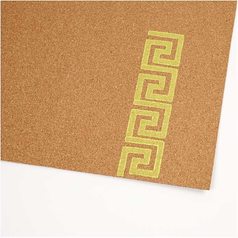 Creativ Company Korkplatte, Größe 35x45 cm, Stärke 2 mm, 4 Stück 1 Karton