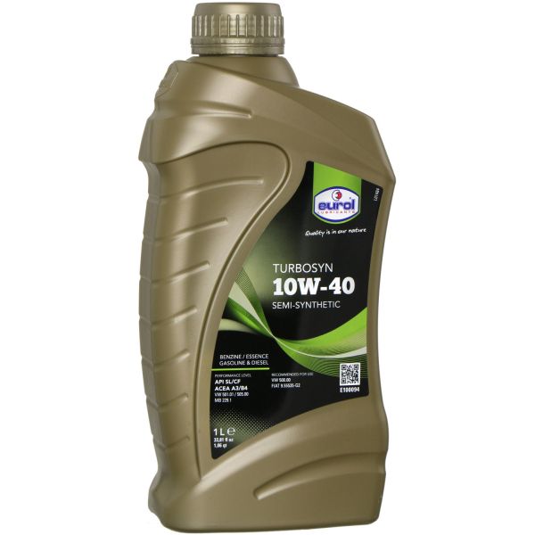 Eurol Oil 10W40 4T Turbosyn Synthetic Oil (1 Liter)