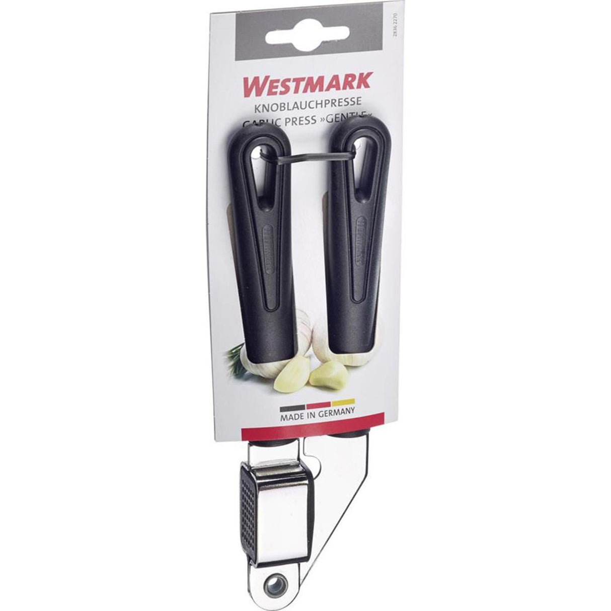 Westmark schonende Knoblauchpresse aus Kunststoff