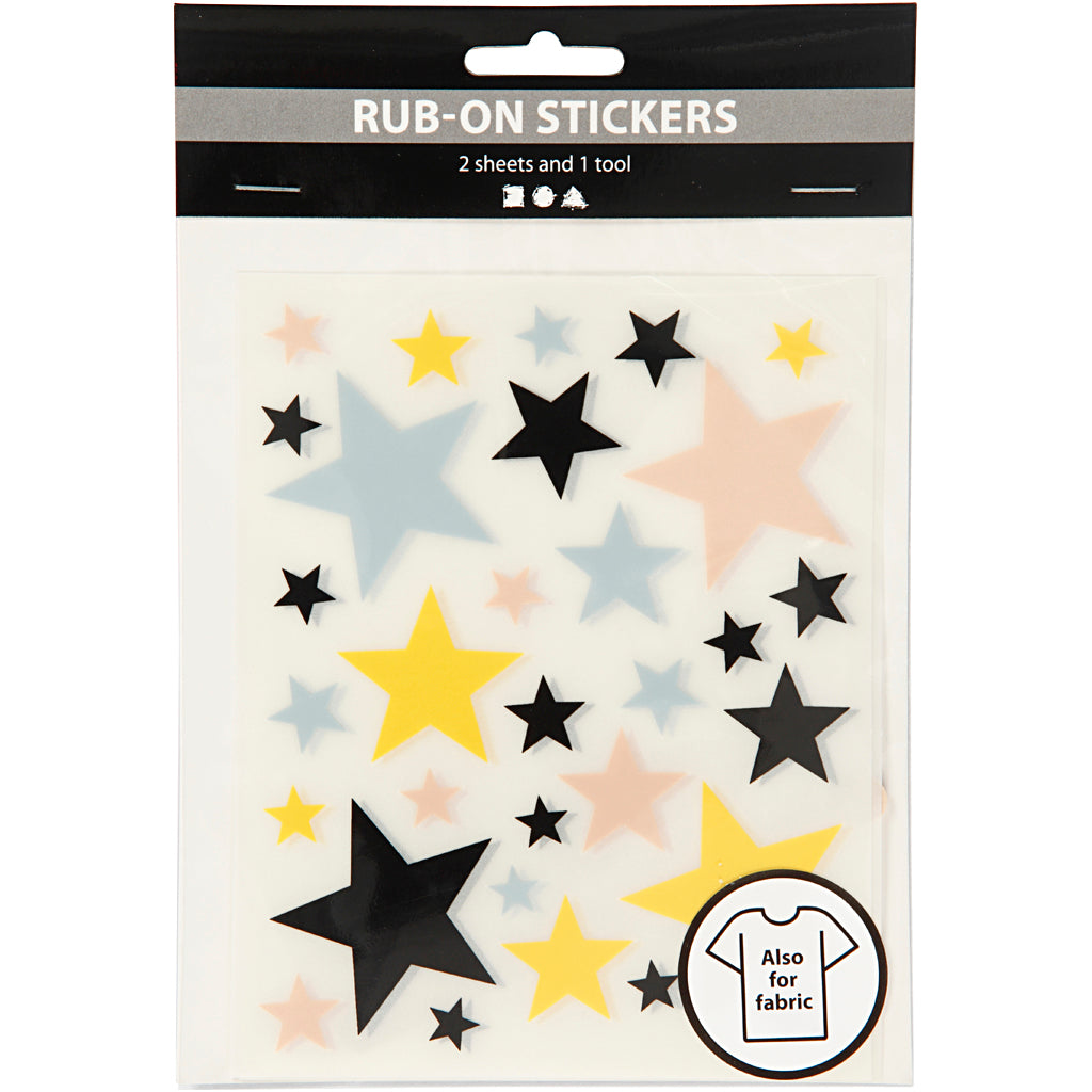 Https: www.cchobby.nl rub-on-stickers-stars-sheet-12-2x15-3-cm-1-box