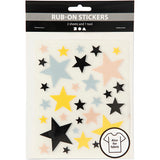 Https: www.cchobby.nl rub-on-stickers-stars-sheet-12-2x15-3-cm-1-box