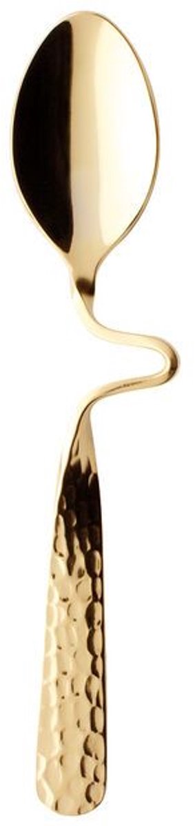 Villeroy Boch New Wave Kaffeelöffel Espressolöffel vergoldet 12 cm