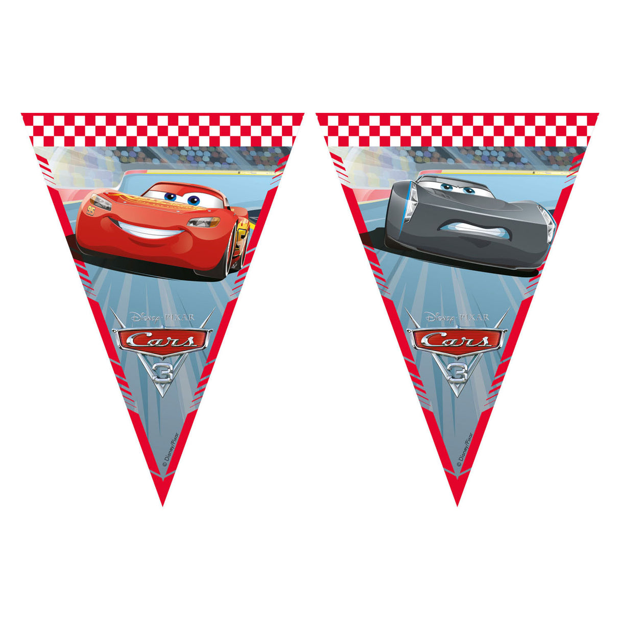 Paper flag line FSC Disney Cars 3, 3mtr.