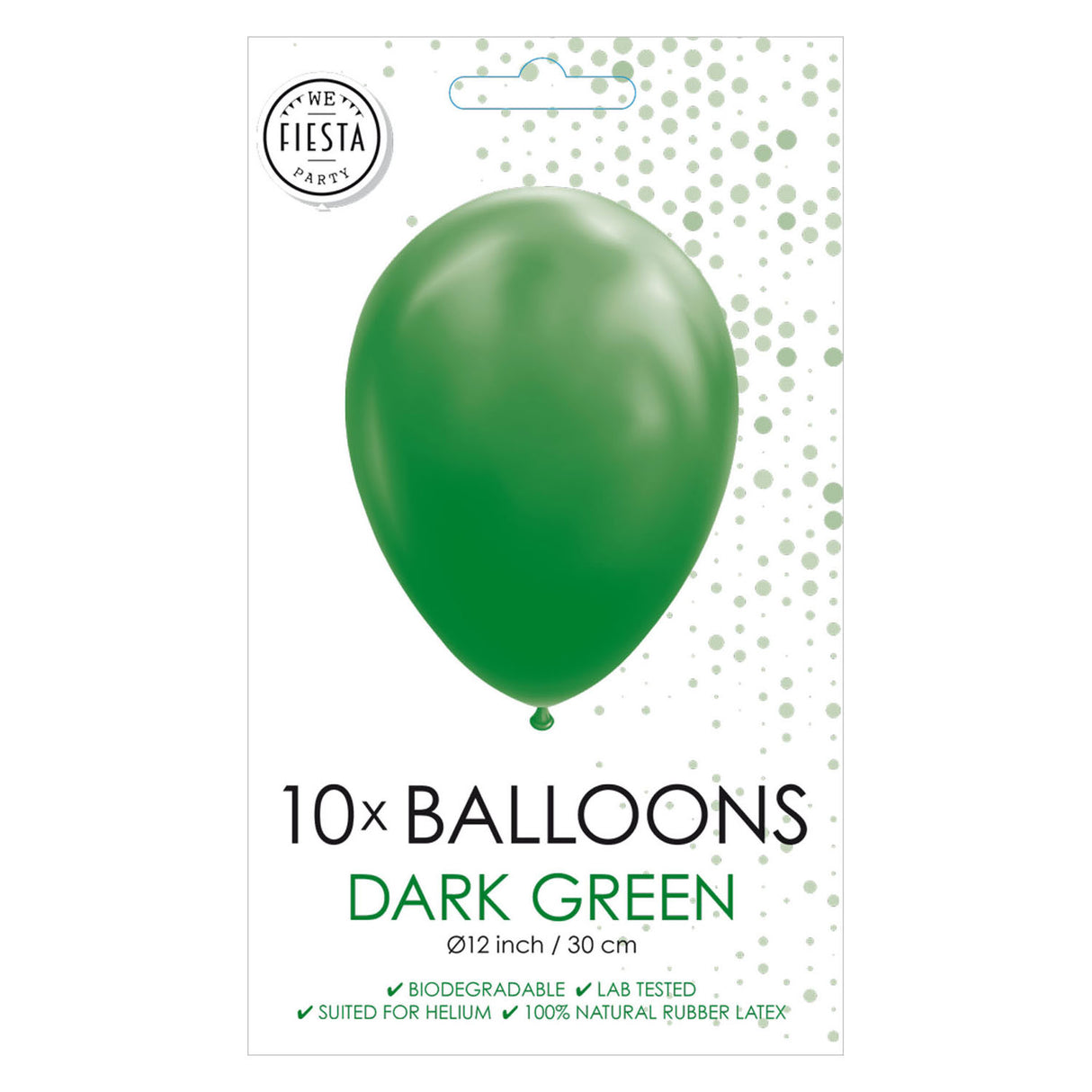 Globos balloons dark green 30 cm, 10st.