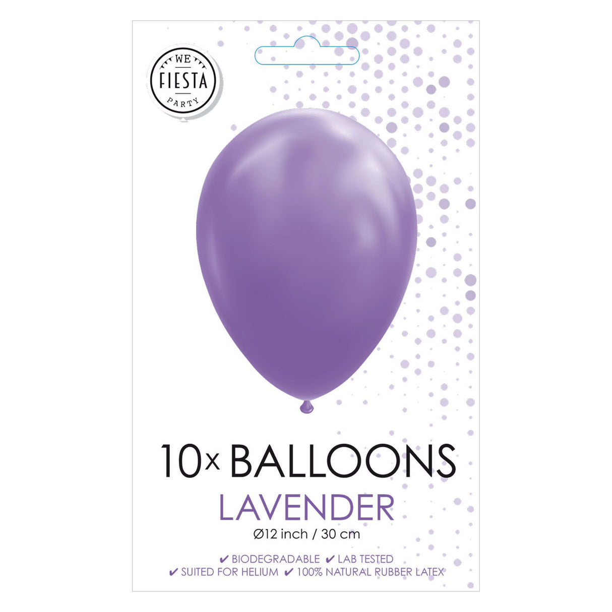 Globos ballonger lavendel 30 cm, 10.