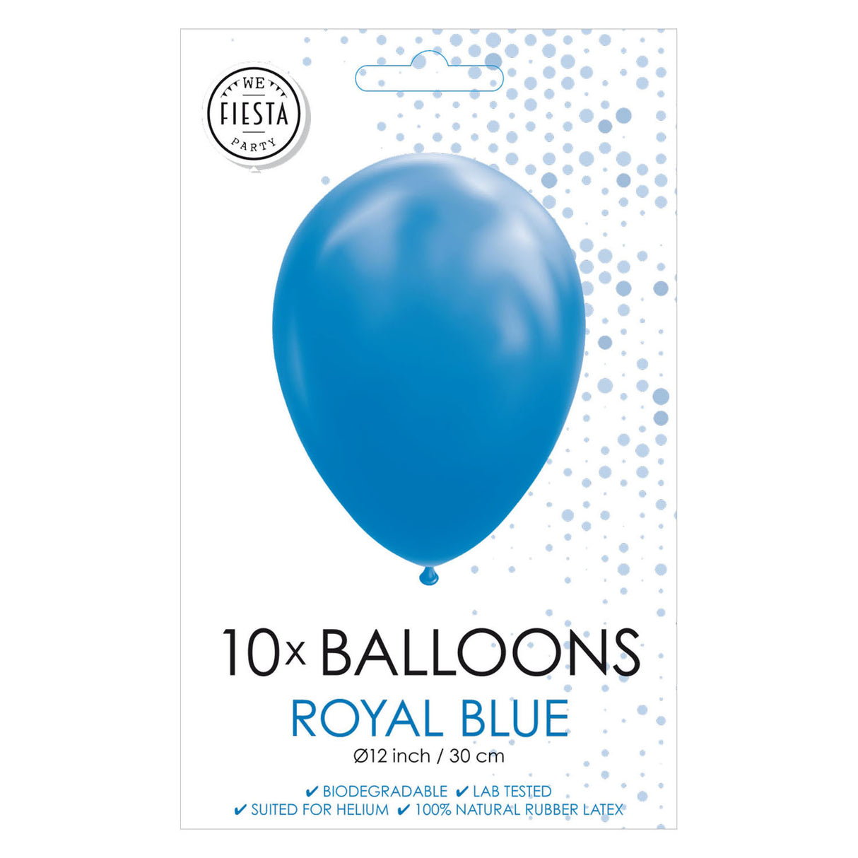 Globos Balloons Royal Blue, 30cm, 10st.