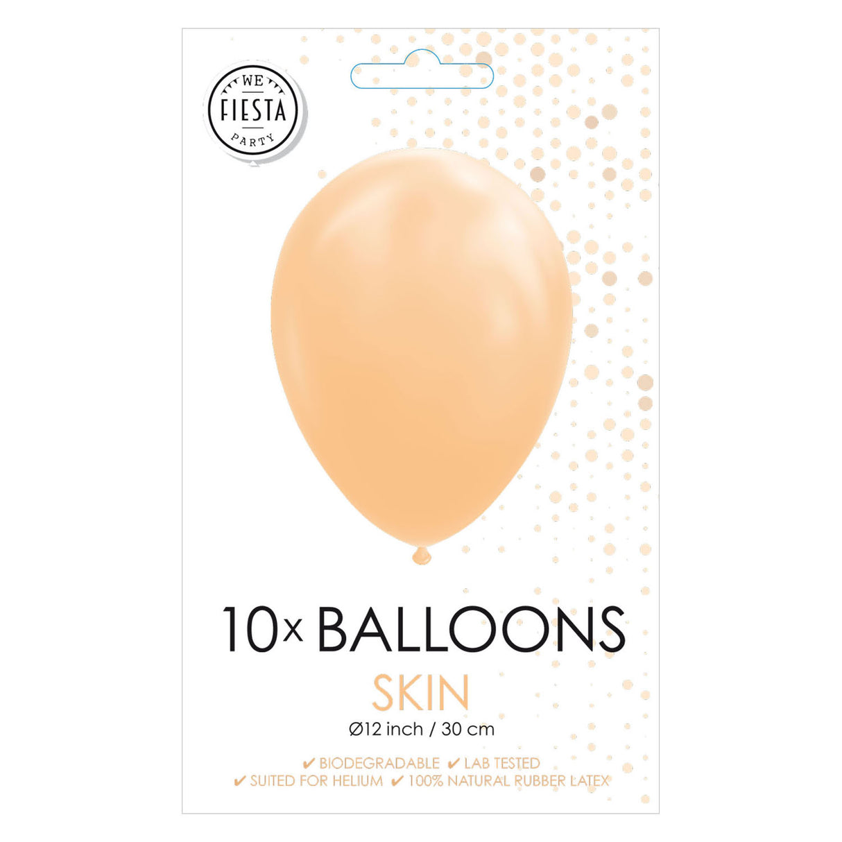 Globos Ballonen nude, 30cm, 10st.