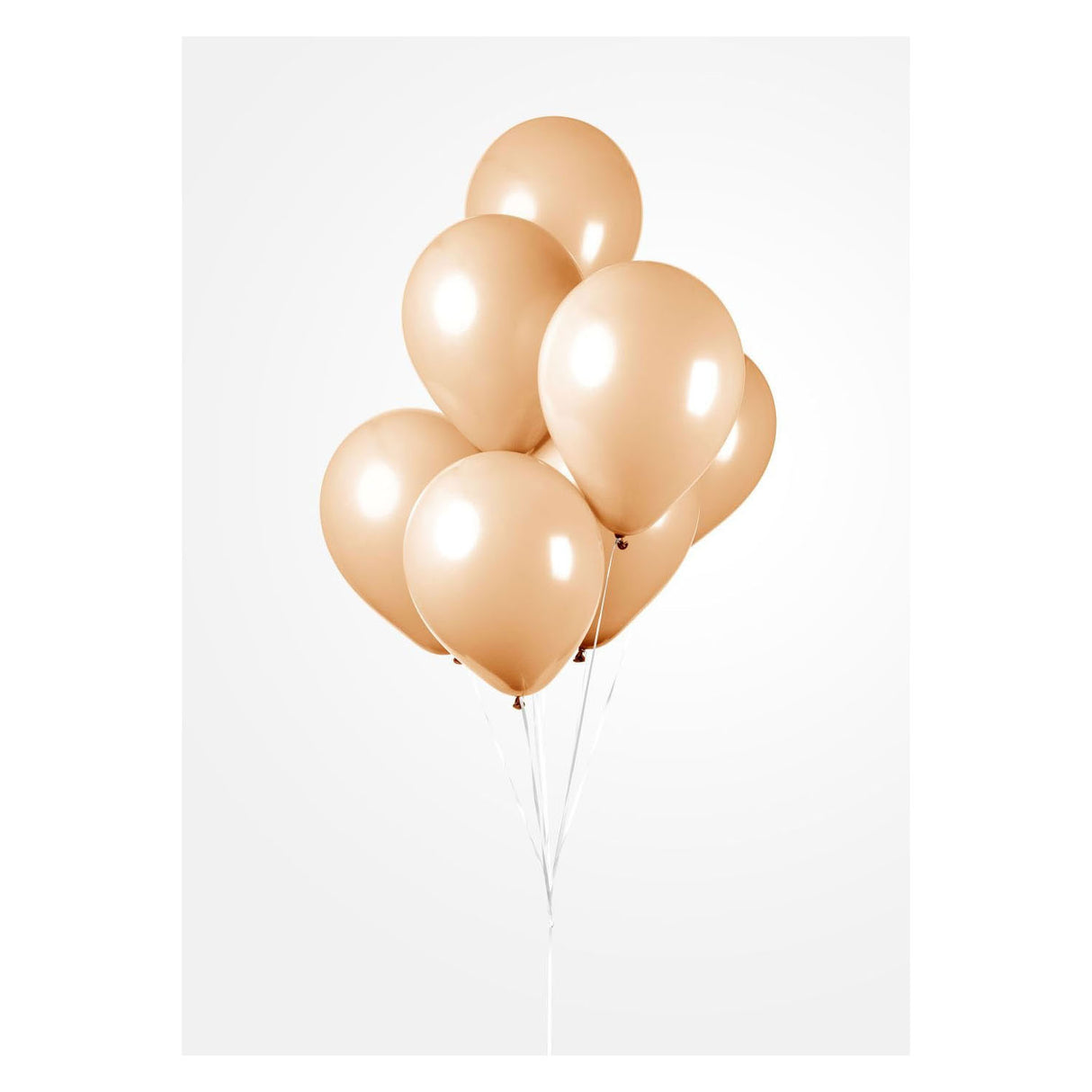 Globos Ballonen nude, 30cm, 10st.