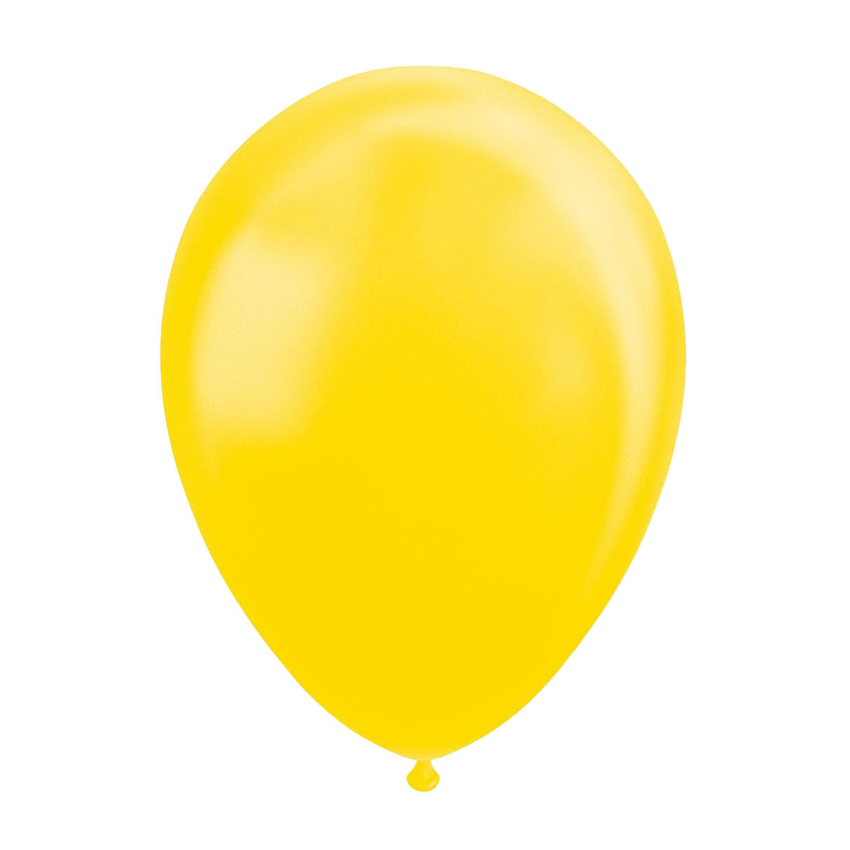 Globos balloons metallic yellow 30 cm, 10st.