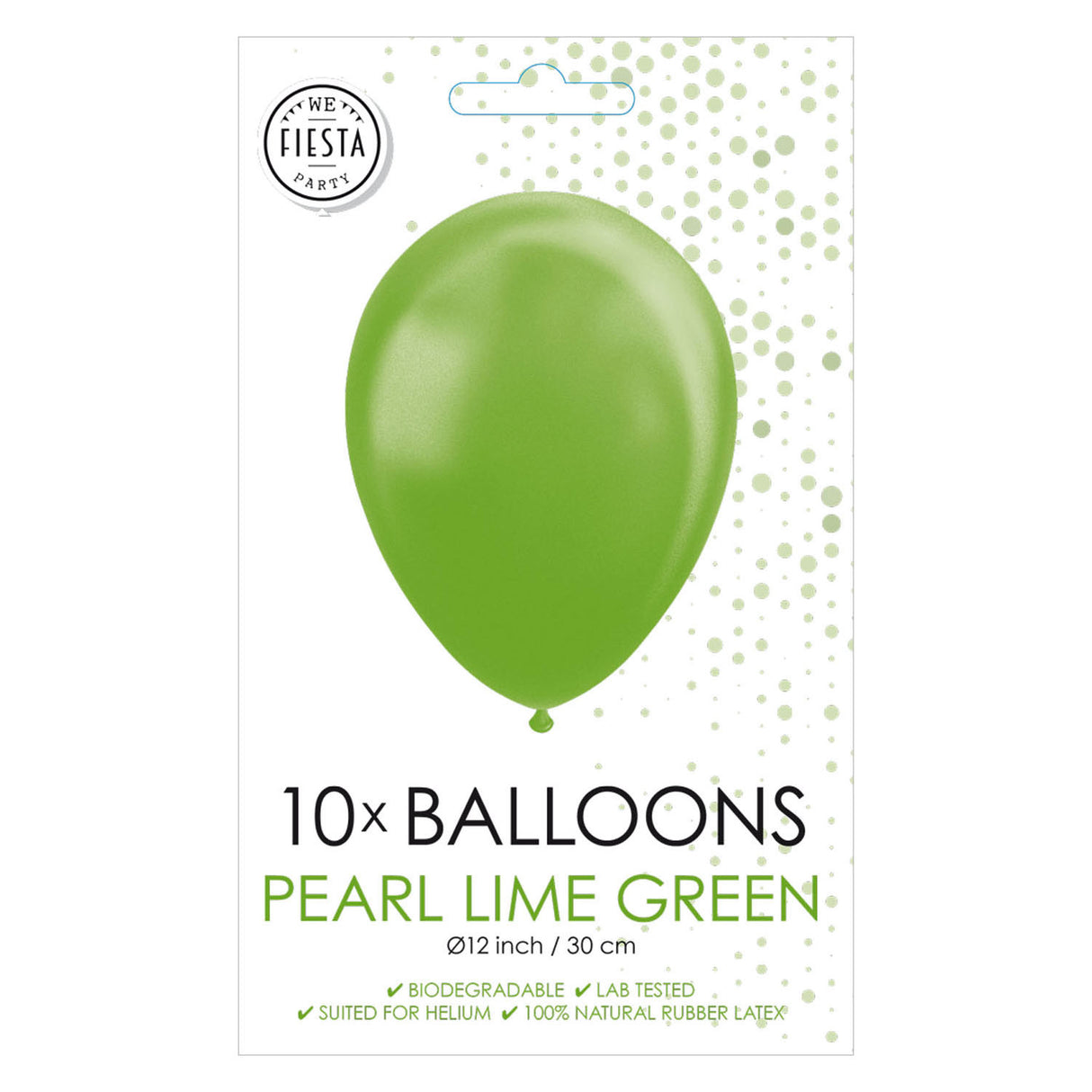 Globos Balloons Lime Green 30cm, 10st.