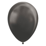 Globos balloons metallic black 30 cm, 10st.