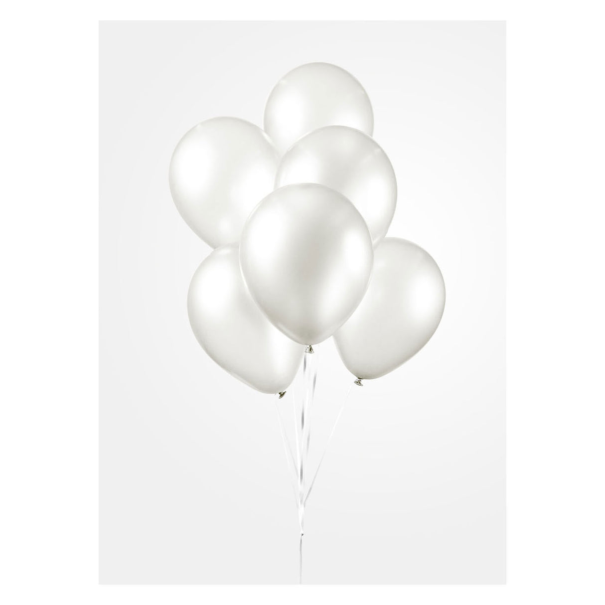 Globos Balloons Pearl White 30 cm, 10 ..