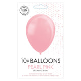 Globos Balloons Pearl Pink 30cm, 10t.