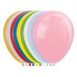 Globos-Luftballons Metallic-Perlen-Mixfarben 30 cm, 10 Stück.