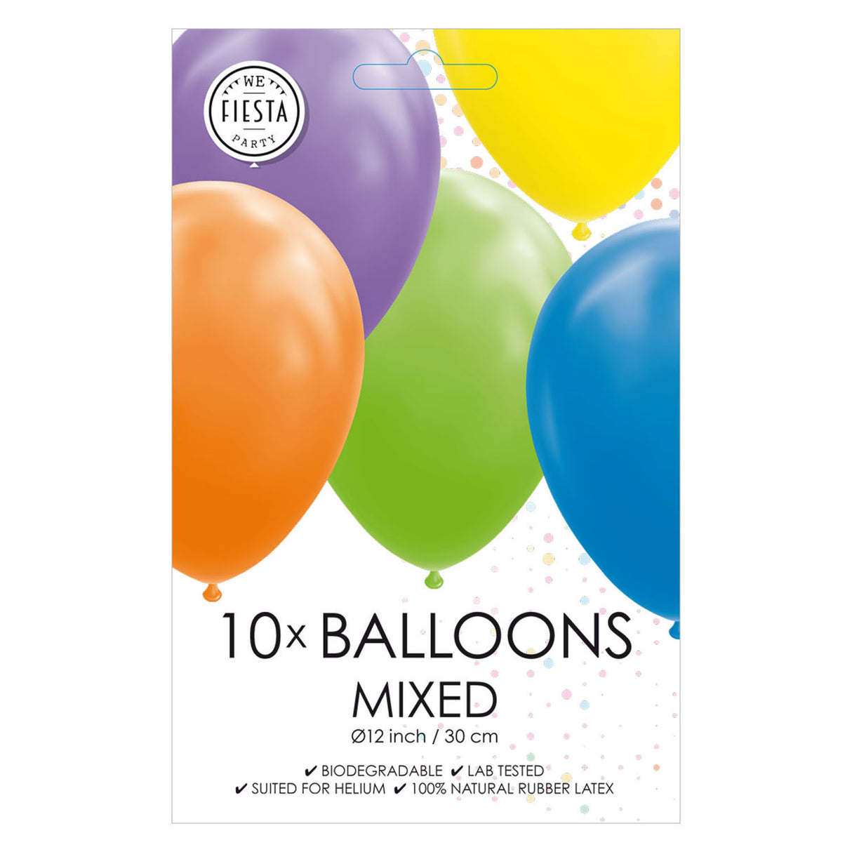 Globos Balloons Mix Colors 30cm, 10st.