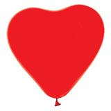 Balloons Heart Balloons Red 30cm, 6st.