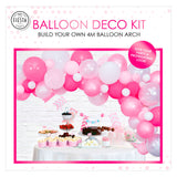 Globos Ballonbogen-Set rosa