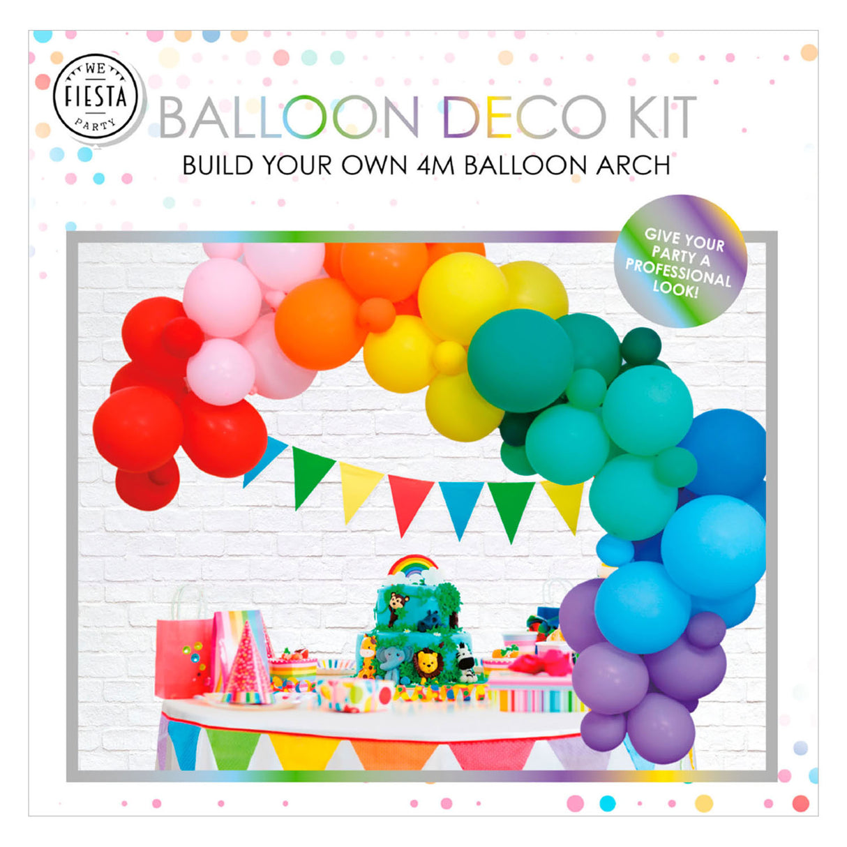 Globos Balloons Boog Set Rainbow