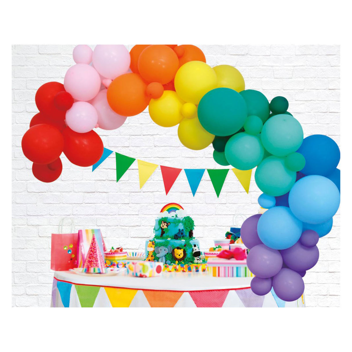 Globos Balloons Boog Set Rainbow