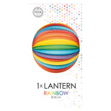 Globos Paper Lantern um Regenbogen, 25 cm