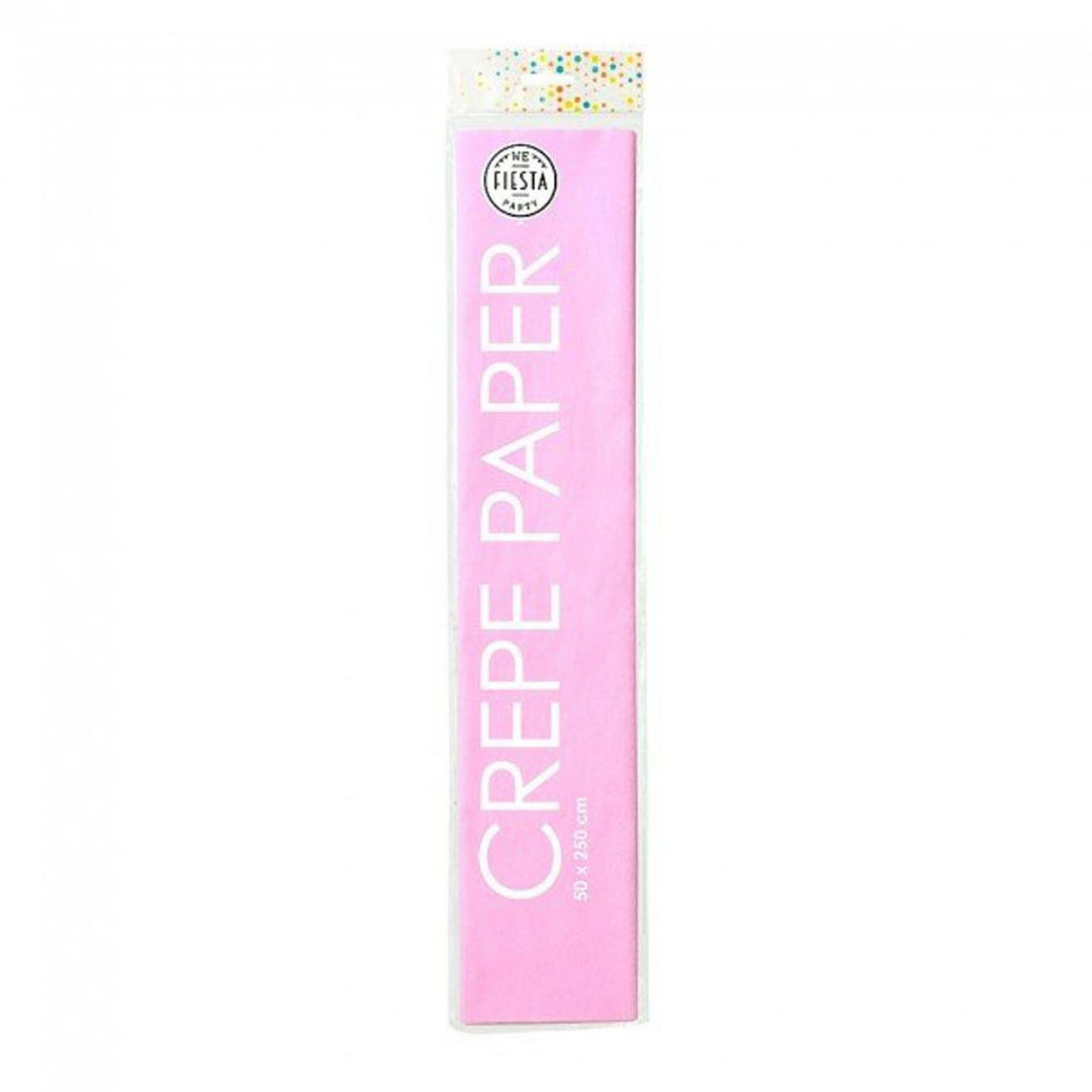 Globos Krepppapier Babyrosa, 50x250cm