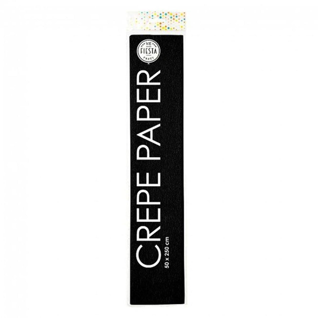 Globos Crepe Papier Black, 50x250 cm