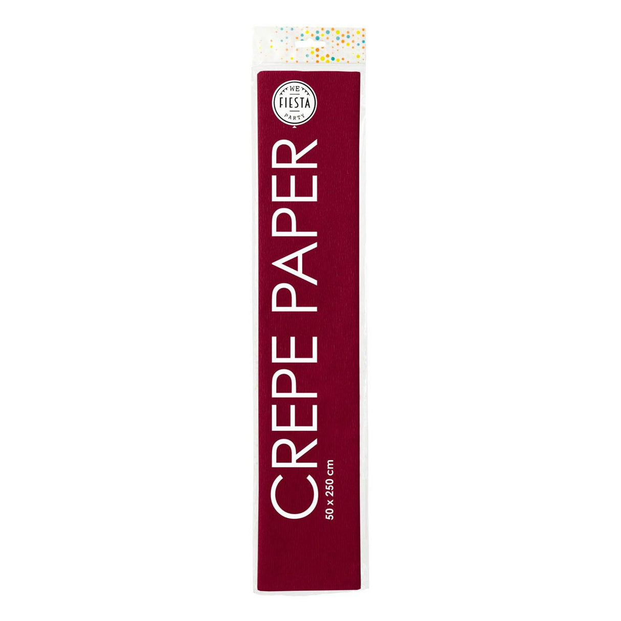 Globos Krepppapier Bordeaux, 50x250cm